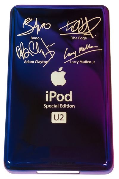 Thick Ultraviolet Purple Blue U2 Special Edition Backplate for Apple iPod Video 5th 5.5 & iPod Classic 6th 7th A1136 A1238
