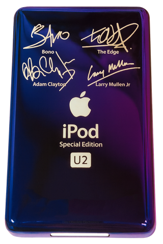 Thick Ultraviolet Purple Blue U2 Special Edition Backplate for Apple iPod Video 5th 5.5 & iPod Classic 6th 7th A1136 A1238