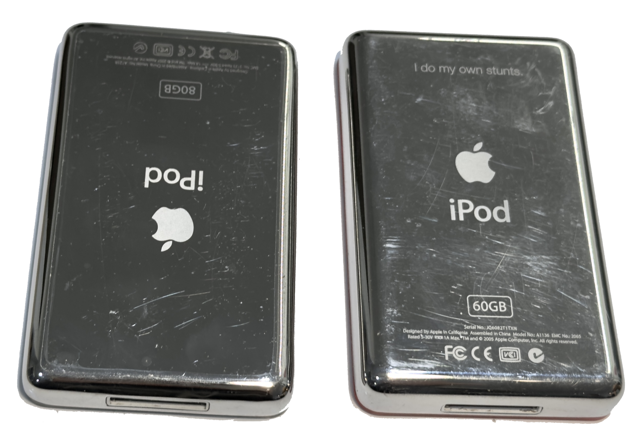 Special Edition Upside Down 30GB Silver Chrome Thin Backplate for Special Edition Upside Down 30GB Silver Chrome Thin Backplate for