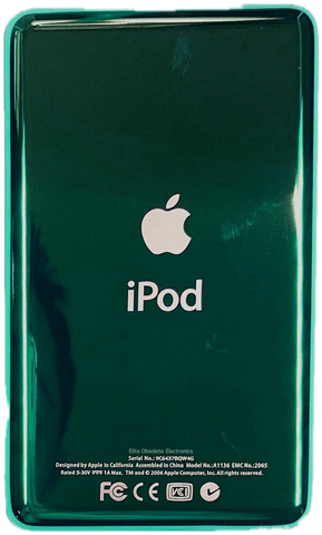 Thin Green Universal Backplate for Apple iPod Classic 6th 7th & iPod Video 5th 5.5 Enhanced