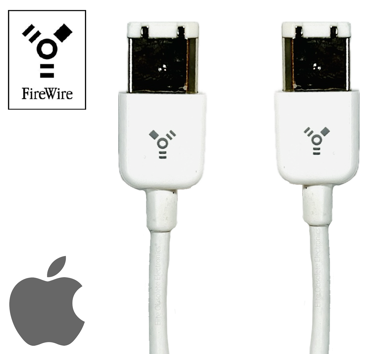 Original Apple FireWire 400 to FireWire 400 Charge & Sync Cable for iPod Classic 1st 2nd Used M8707G/A