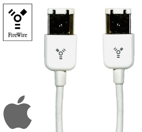 Original Apple FireWire 400 to FireWire 400 Charge & Sync Cable for iPod Classic 1st 2nd Used M8707G/A