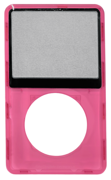 Pink Crystal Clear Transparent Faceplate For Apple iPod Classic 6th 7th Generation A1238 Plastic