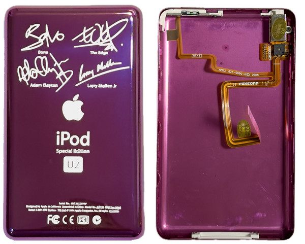 Thin Hyper Pink U2 Special Edition Backplate for Apple iPod Classic 6th 7th & iPod Video 5th 5.5 Enhanced