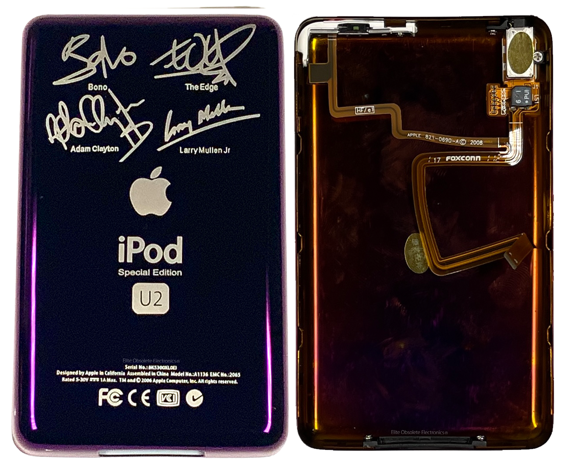 Thin Purple Wine U2 Special Edition Backplate for Apple iPod