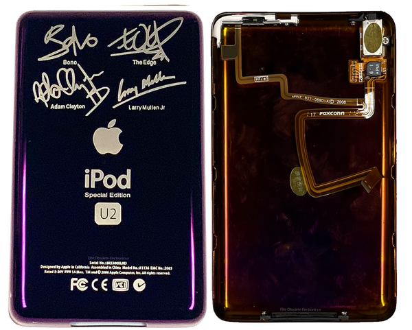 Thick U2 Special Edition Wine Purple Backplate for Apple iPod Video Classic 5th 5.5 6th 7th