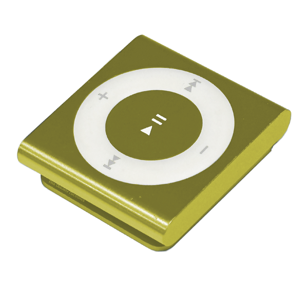 Used Apple iPod Shuffle 4th Generation 2GB Yellow A1373 MD774LL/A