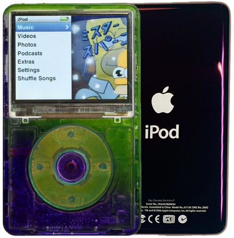 New Apple iPod Classic 6th & 7th Generation Atomic Sour Grape / Atomic Clover / Atomic Purple (Wine)