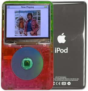 New Apple iPod Video Classic 5th & 5.5 Enhanced Atomic Watermelon / Polychrome / Atomic Clover (Silver)