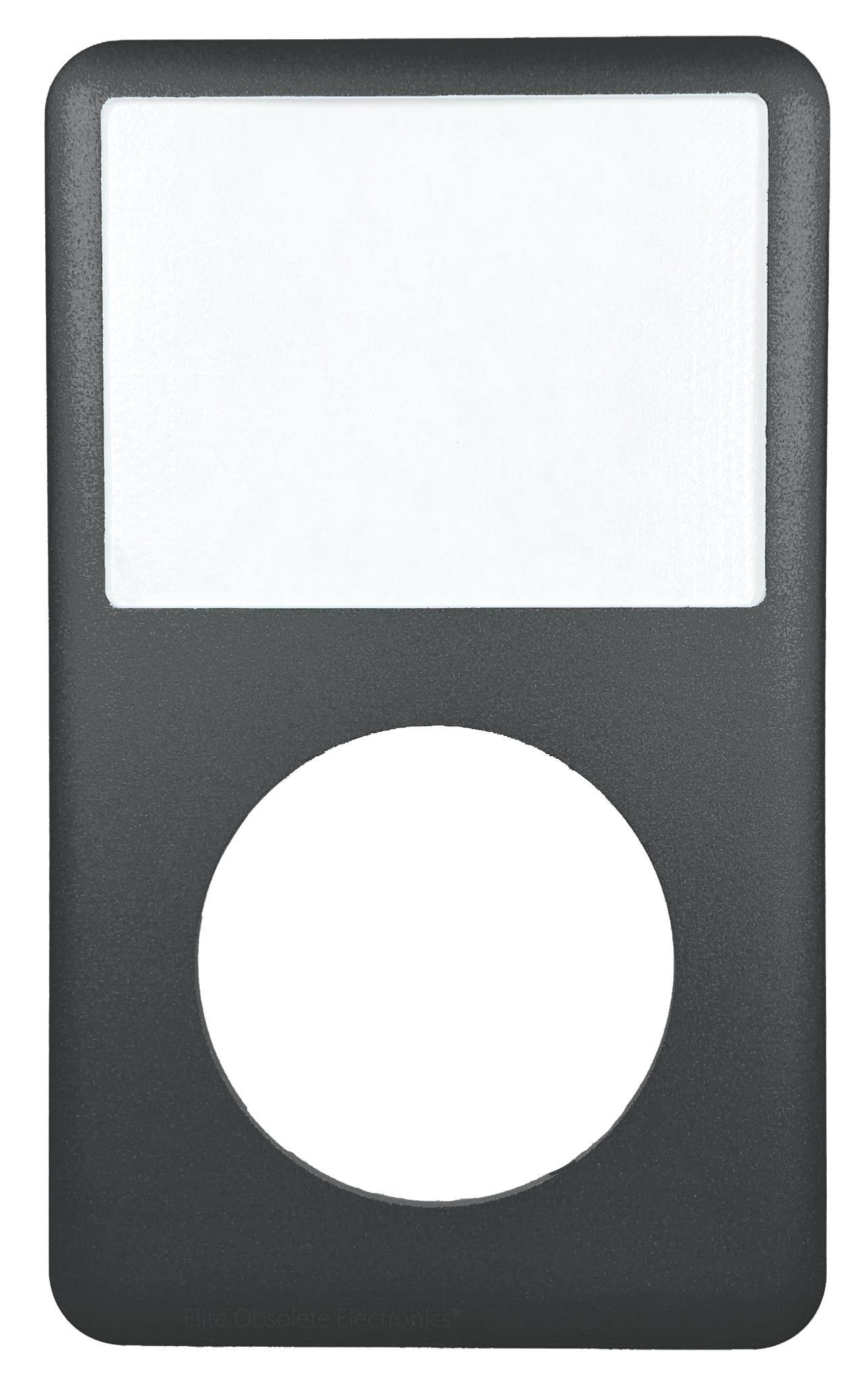 Charcoal Gray Faceplate For Apple iPod Classic 6th 7th Generation