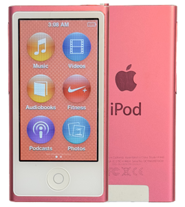 Refurbished Apple iPod Nano 7th Generation 16GB Pink Salmon Refurbished Apple iPod Nano 7th Generation 16GB Pink Salmon