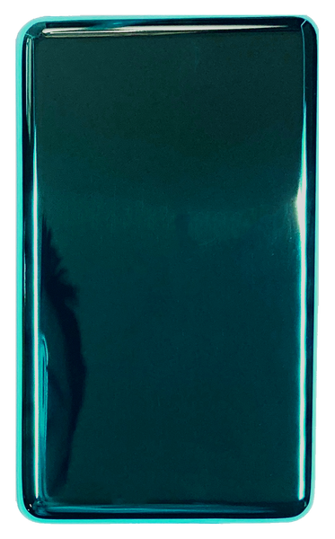 Thick Pine Green Fully Blank Backplate for Apple iPod Classic 6th 7th & iPod Video 5th 5.5 Enhanced