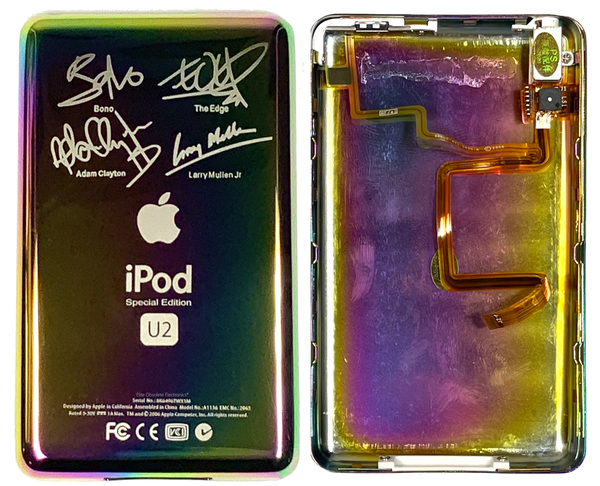 Thin Rainbow U2 Special Edition Backplate for Apple iPod Video 5th 5.5 A1136 & iPod Classic 6th 7th A1238