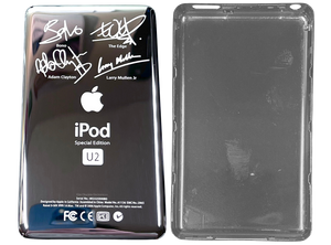 Thin U2 Special Edition Silver Backplate for Apple iPod Video 5th