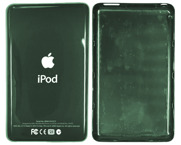 Earth Green Thin Universal Backplate for Apple iPod Video 5th 5.5 Enhanced A1136 & iPod Classic 6th 7th A1238