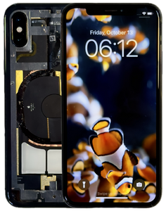 Apple iPhone X 256GB Factory Unlocked Custom Refurbished Transparent