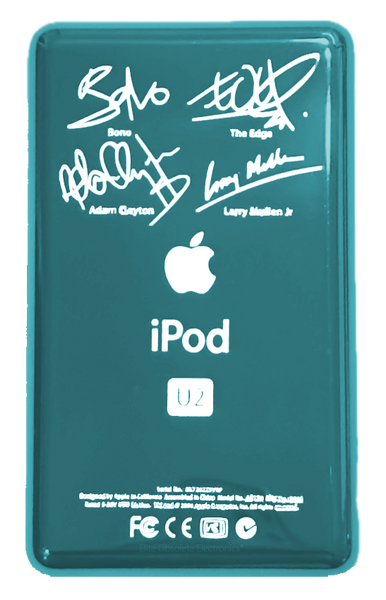 Thick Ocean Blue U2 Special Edition Backplate for Apple iPod Video 5th 5.5 & iPod Classic 6th 7th A1136 A1238
