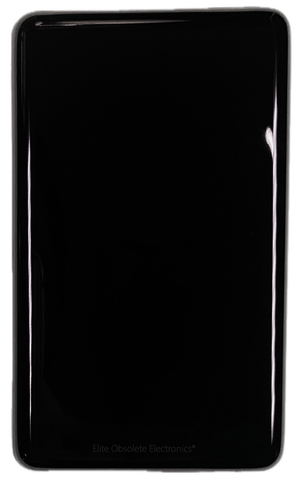 Thin Fully Blank Black Chrome Backplate for Apple iPod Video Classic 5th 5.5 6th 7th A1136 A1238