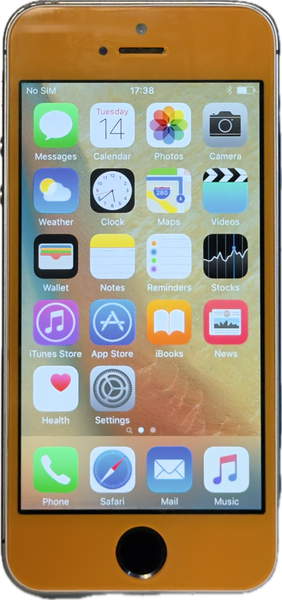 Rare Apple iPhone 5s 32GB Custom Orange Space Gray iOS 9.3.2 ME344LL/A A1533 Refurbished New Battery