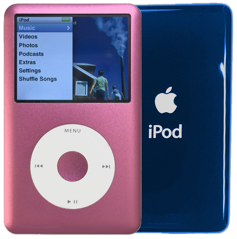 New Apple iPod Classic 6th & 7th Generation Pink / White / Pink (Aqua)