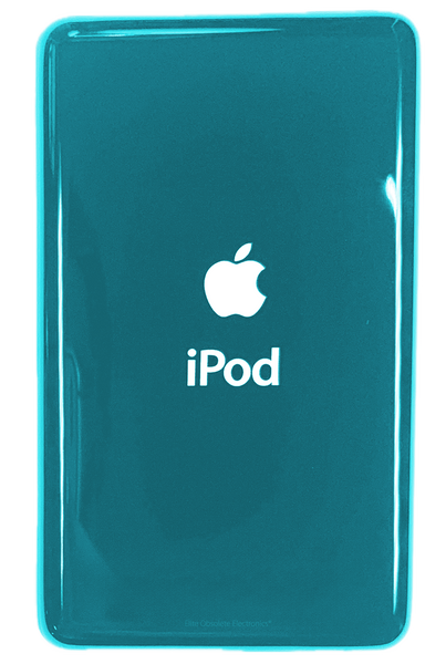 Thick Ocean Blue Universal Backplate for Apple iPod Video 5th 5.5 & iPod Classic 6th 7th A1136 A1238