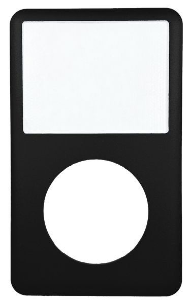 Black Faceplate For Apple iPod Classic 6th 7th Generation Metal A1238
