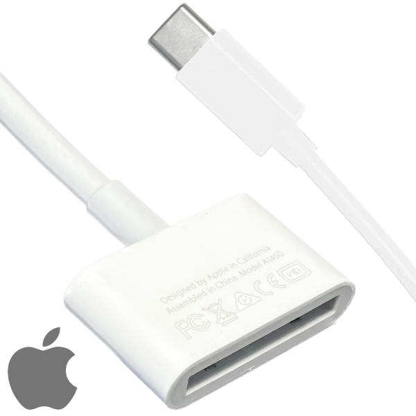 Refurbished Apple USB C to 30-Pin Dock Connector Adapter A1450 for iPhone 15 16 17 Pro Max (for Data & Audio)