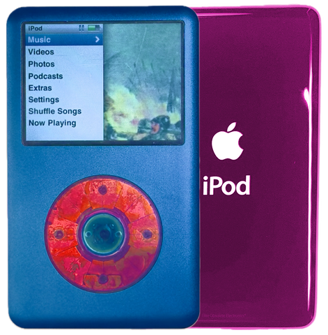 New Apple iPod Classic 6th & 7th Generation Blue / Atomic Wild Berry / Atomic Clover (Hyper Pink)