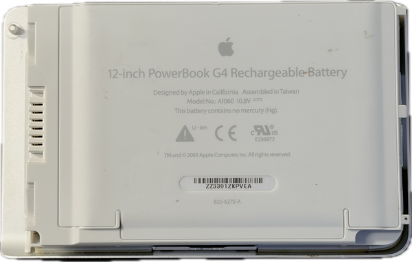 Original Apple Rechargeable Lithium-Ion Battery A1060 for PowerBook G4 12" Aluminum A1010 A1104