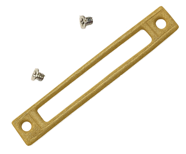 New Atomic Gold Metallic Transparent Clear Plastic Dock Bezel for Apple iPod Video 5th 5.5 & iPod Classic 6th 7th A1136 A1238