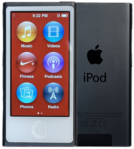 Refurbished Apple iPod Nano 7th Generation 16GB White & Slate Black MD481LL/A A1446 New Battery