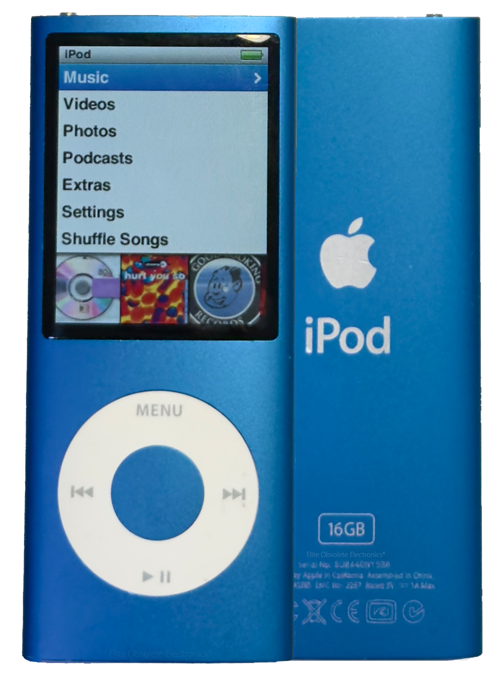 Refurbished Apple iPod Nano 4th Generation 8GB 16GB Blue & White Refurbished Apple iPod Nano 4th Generation 8GB 16GB Blue & White