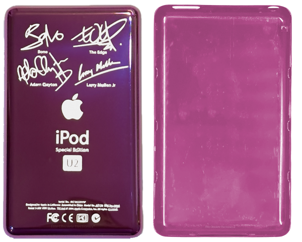 Thin Hyper Pink U2 Special Edition Backplate for Apple iPod Classic 6th 7th & iPod Video 5th 5.5 Enhanced