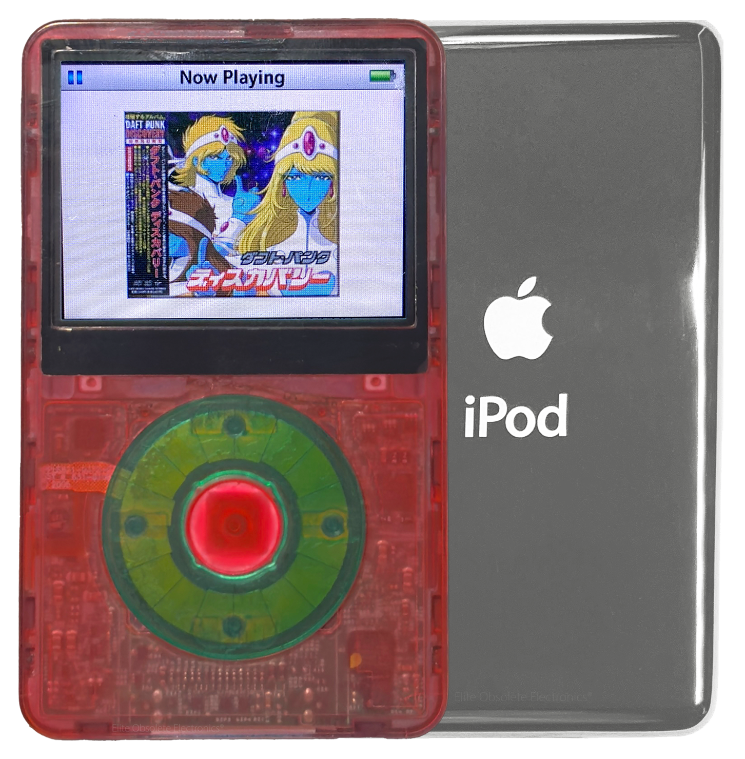 New Apple iPod Video Classic 5th & 5.5 Enhanced Atomic Lychee / Atomic Clover / Atomic Lychee (Silver)