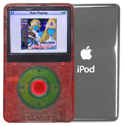 New Apple iPod Video Classic 5th & 5.5 Enhanced Atomic Lychee / Atomic Clover / Atomic Lychee (Silver)