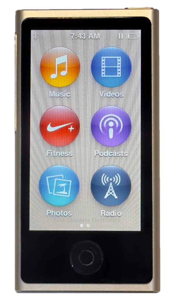 Refurbished Apple iPod Nano 7th Generation 16GB Custom Black Refurbished Apple iPod Nano 7th Generation 16GB Custom Black