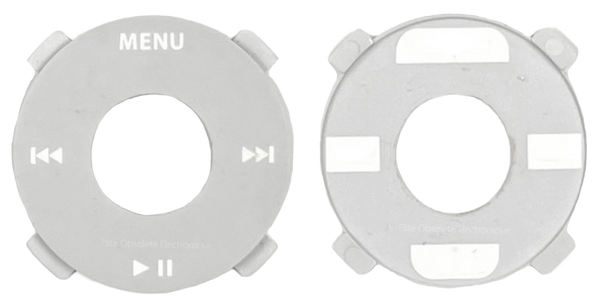 Grey White Click Wheel Plastic Flex for Apple iPod Nano 1st Generation A1137 (Used Condition)