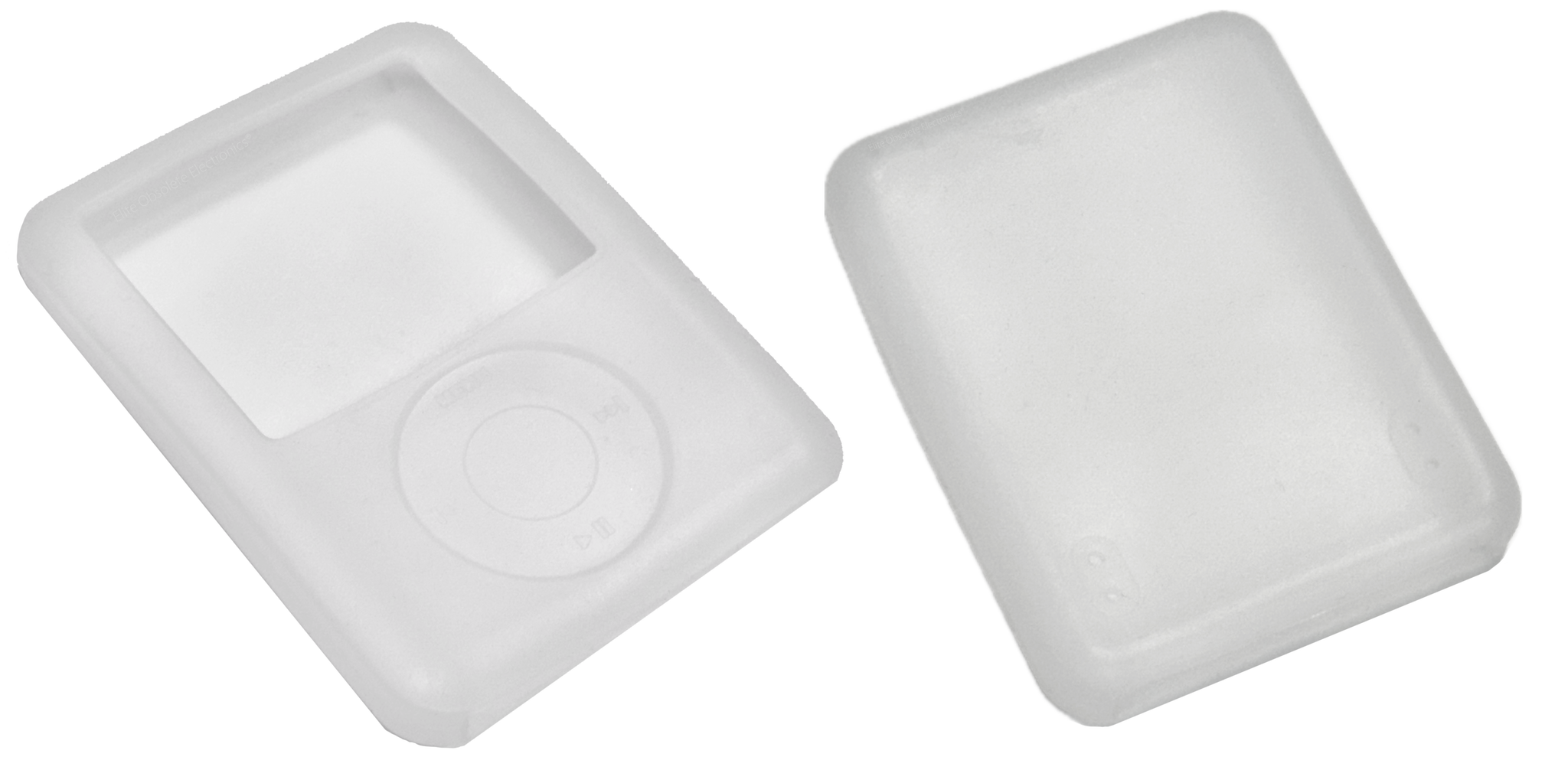 New Clear White Black Silicone Case for Apple iPod Nano 3rd