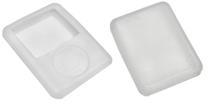 New Clear White Black Silicone Case for Apple iPod Nano 3rd