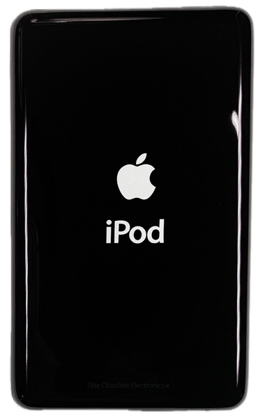 Thin Fully Universal Black Chrome Backplate for Apple iPod Video 5th 5.5 & iPod Classic 6th 7th A1136 A1238