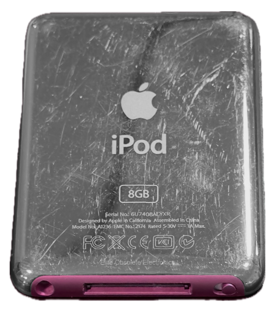 Apple iPod Nano 3rd Generation Pink 4GB 8GB A1236 MB453LL/A Used Apple iPod Nano 3rd Generation Pink 4GB 8GB A1236 MB453LL/A Used