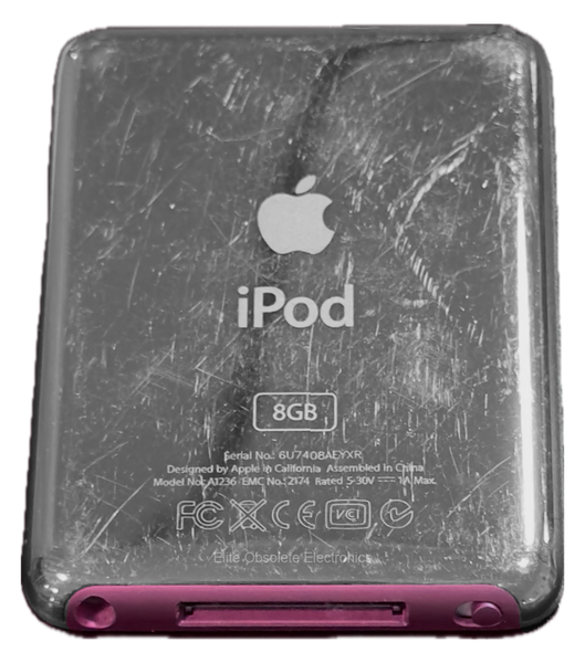 Apple iPod Nano 3rd Generation Pink 8GB MB453LL/A Used & Refurbished