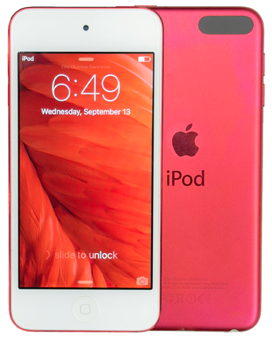 Rare iOS 9.3.5 Apple iPod Touch 6th Generation 16GB Product Red A1574 MKH82LL/A Refurbished New Battery