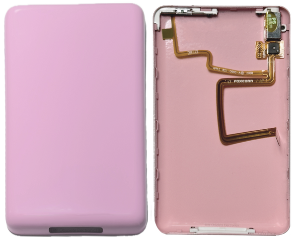 Thick Fairy Pink Fully Blank Matte Backplate for Apple iPod Video 5th 5.5 A1136 & iPod Classic 6th 7th A1238