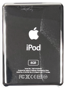 New 8GB Silver Chrome Backplate for Apple iPod Nano 3rd Generation