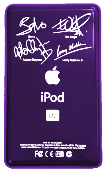 Thick Midnight Purple U2 Special Edition Backplate for Apple iPod Video 5th 5.5 & iPod Classic 6th 7th A1136 A1238