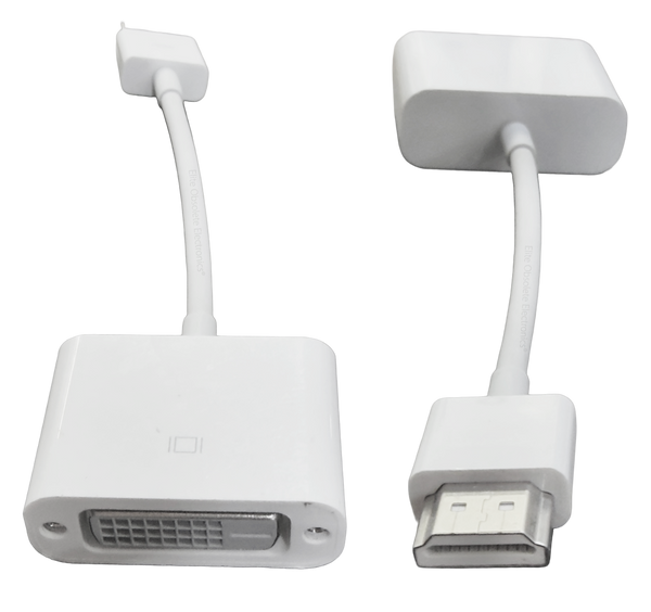 Original Apple DVI to HDMI Adapter MJVU2AM/A for Cinema Display Aluminum