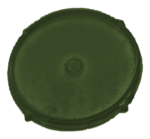 Atomic Olive Green Center Select Button for Apple iPod Video 5th 5.5 Plastic