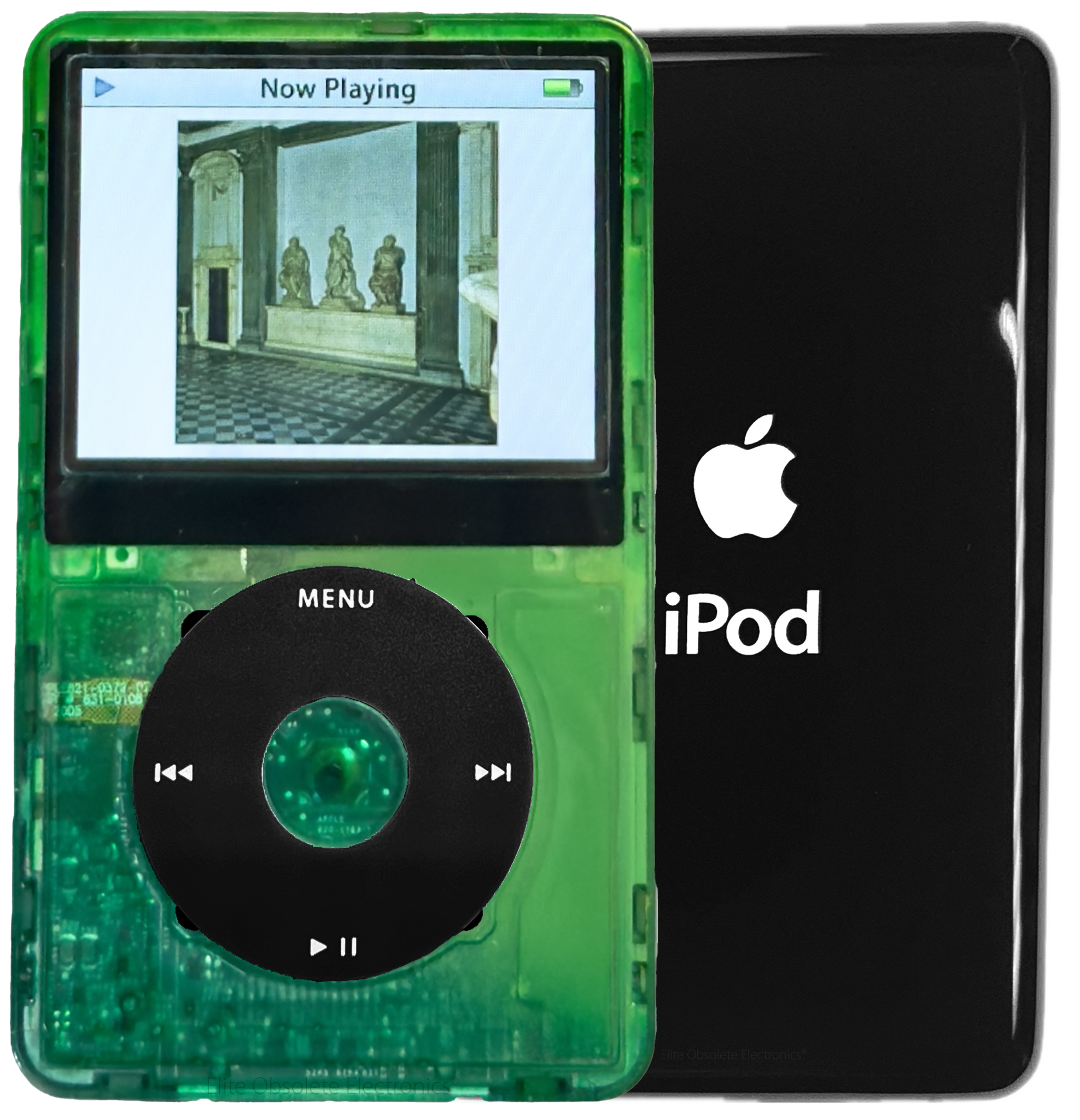 New Apple iPod Video Classic 5th & 5.5 Enhanced Atomic Green Dream / Black / Atomic Clover (Black)