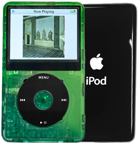 New Apple iPod Video Classic 5th & 5.5 Enhanced Atomic Green Dream / Black / Atomic Clover (Black)